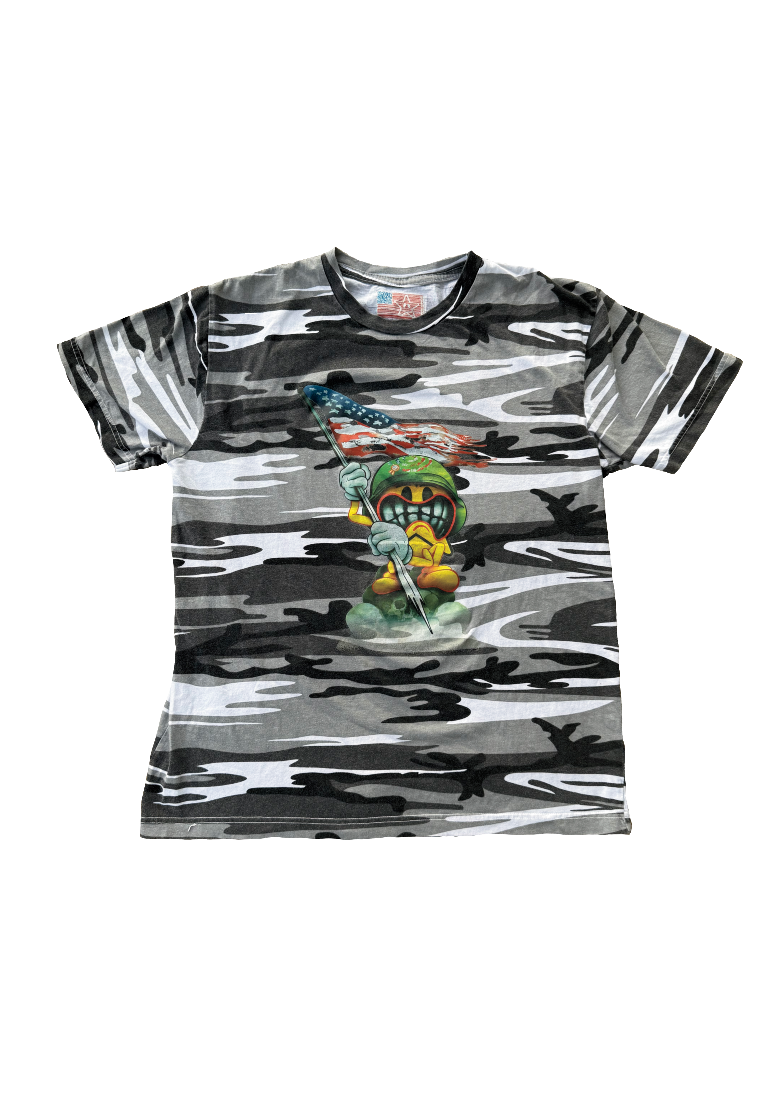 STRZY CORP BLACK CAMO TEE