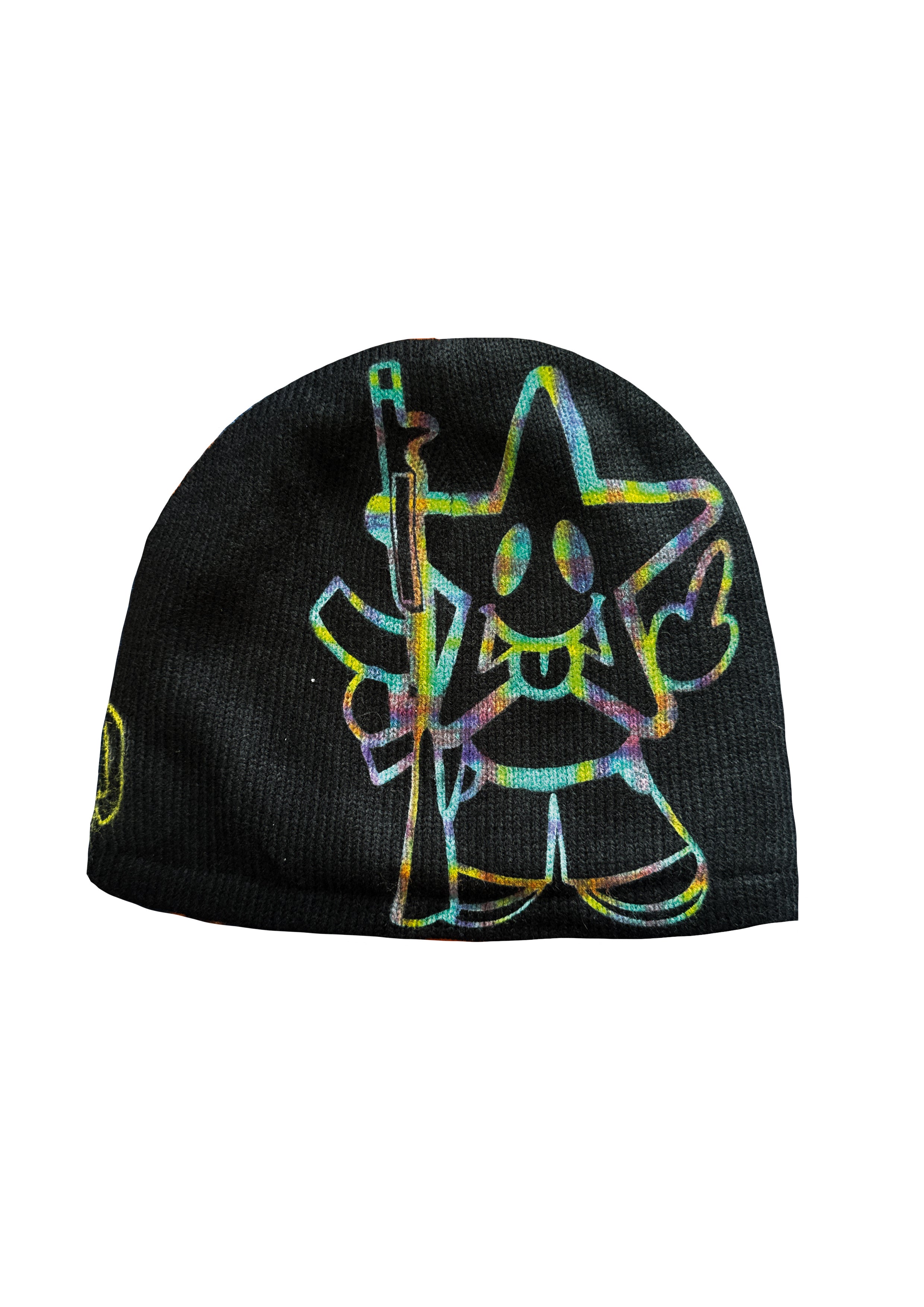 ACID PLAID STRZY BEANIE