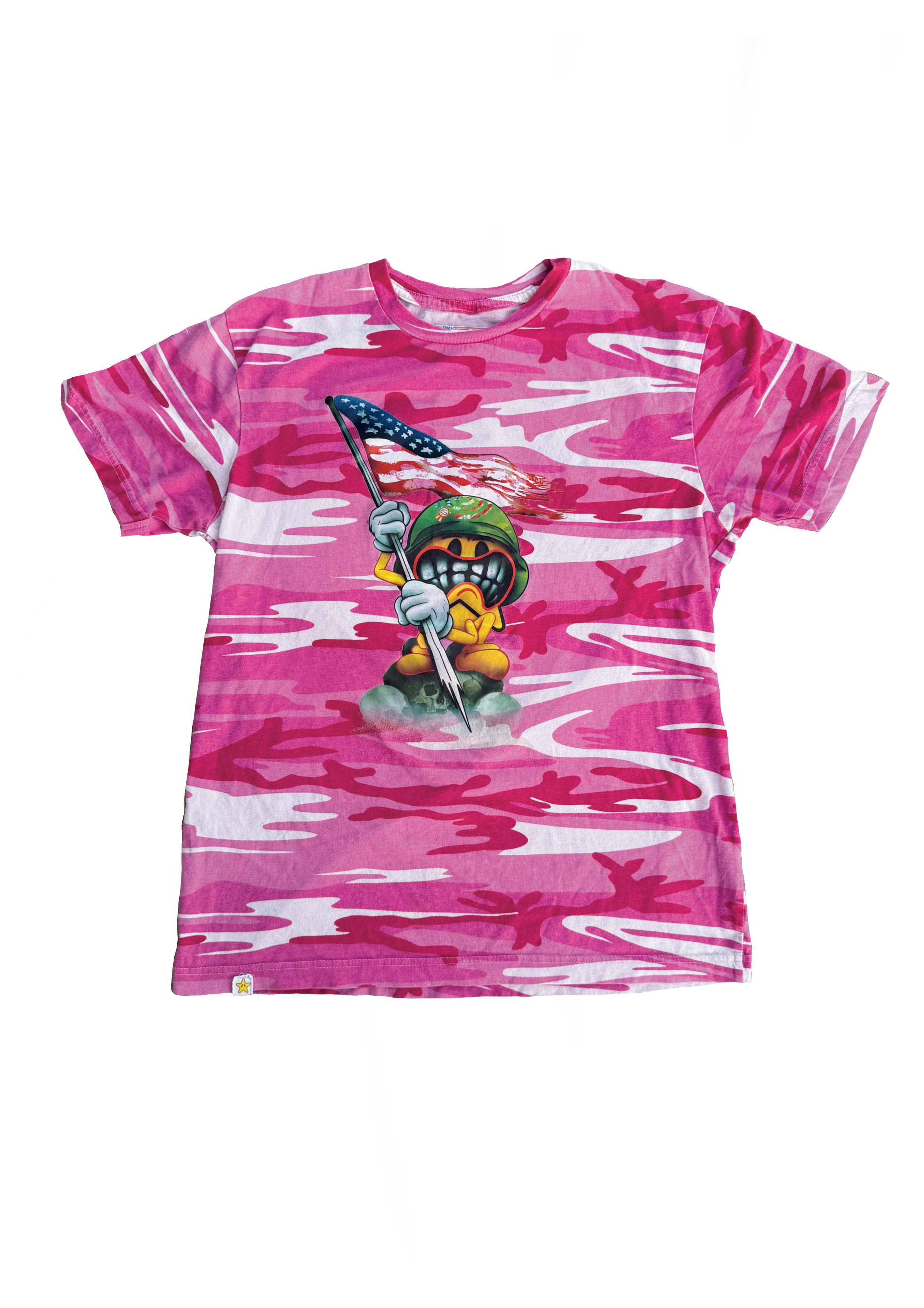 STRZY CORP PINK CAMO TEE